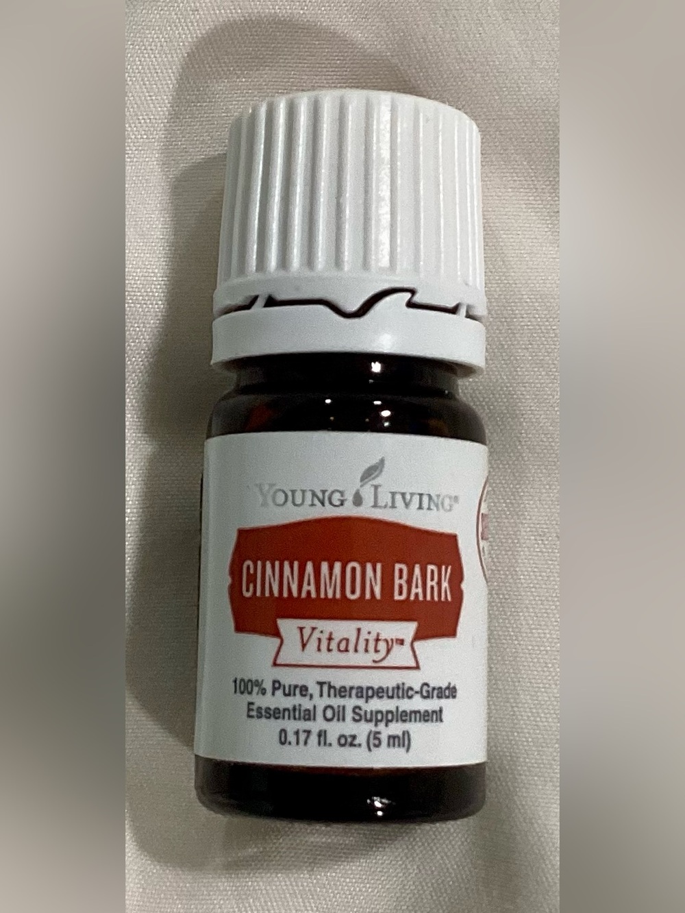 Young Living Cinnamon Bark Vitality 5 ml- BRAND NEW UNOPENED SEALED BOTTLE